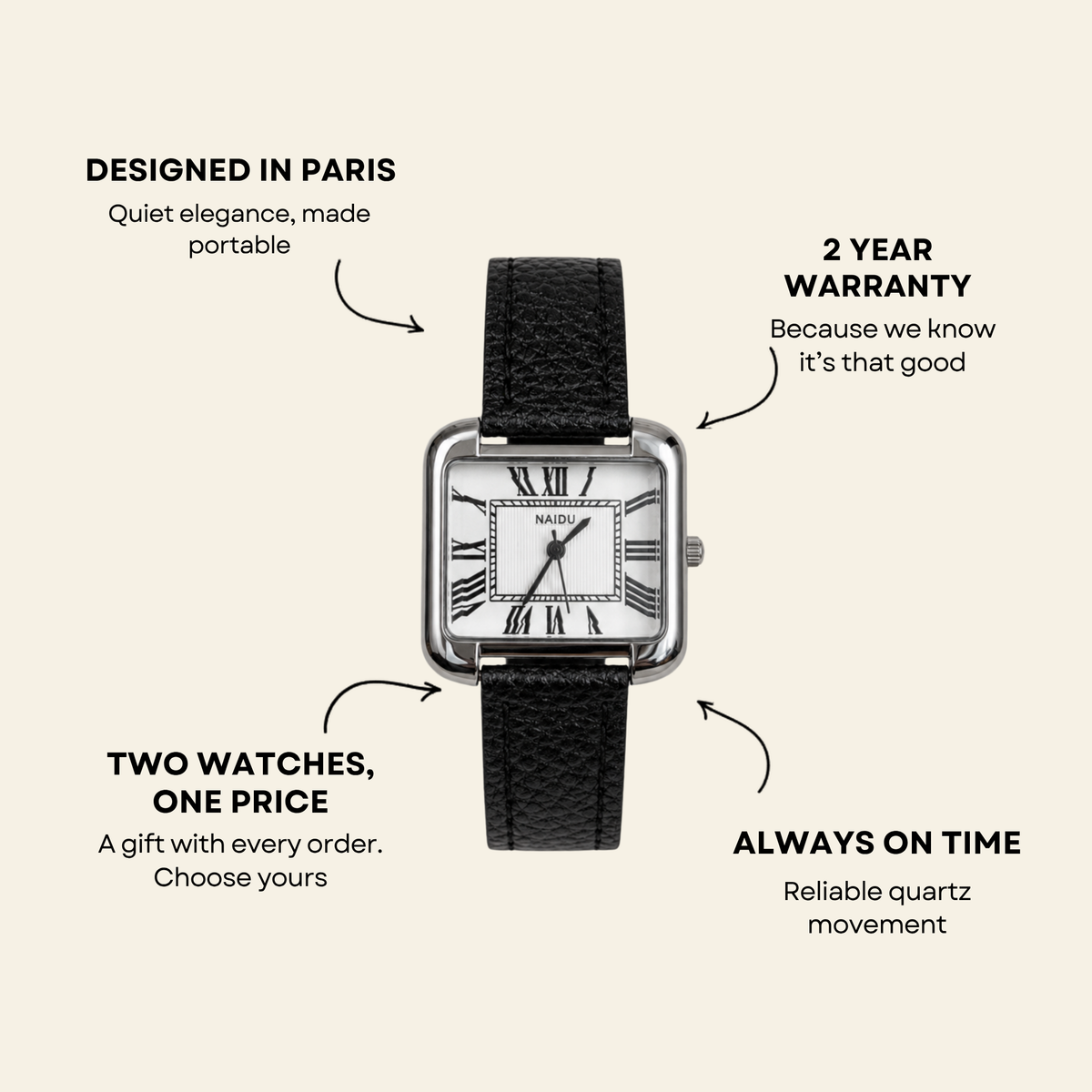 Concorde Watch Black