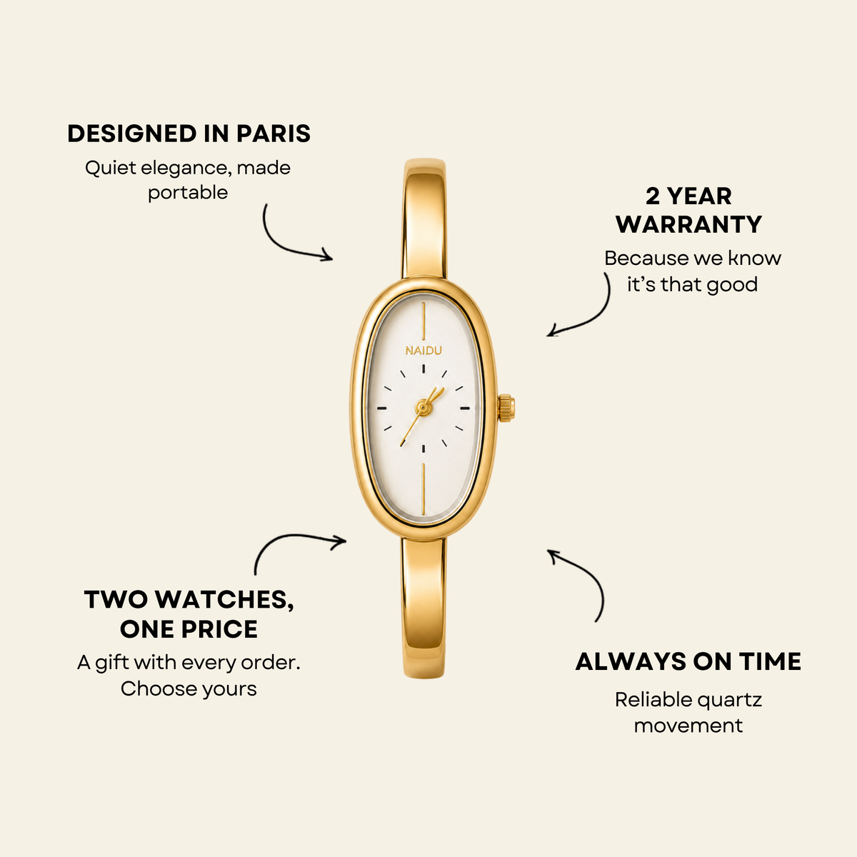 Passy Watch Gold