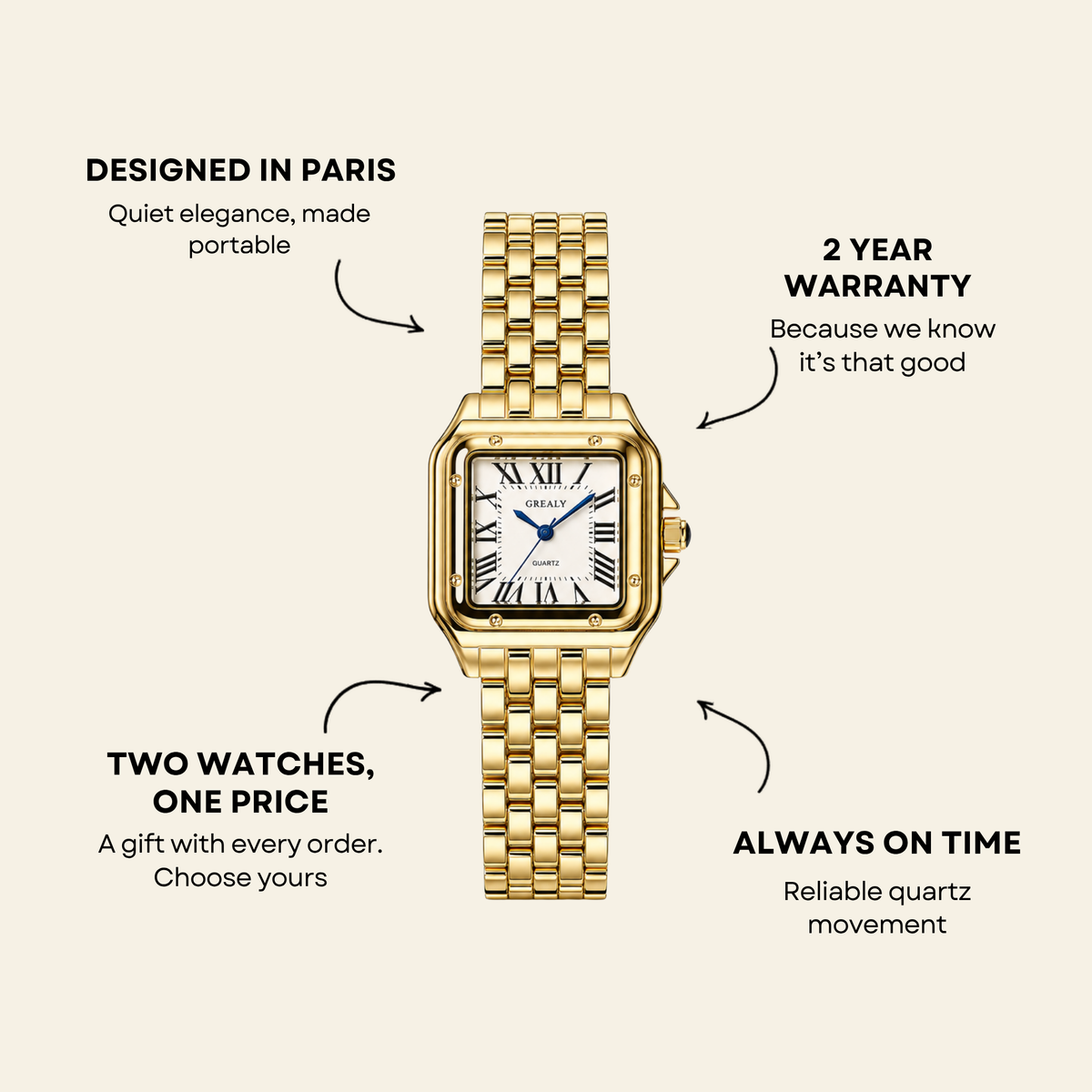 Le Marais Watch Ivoire